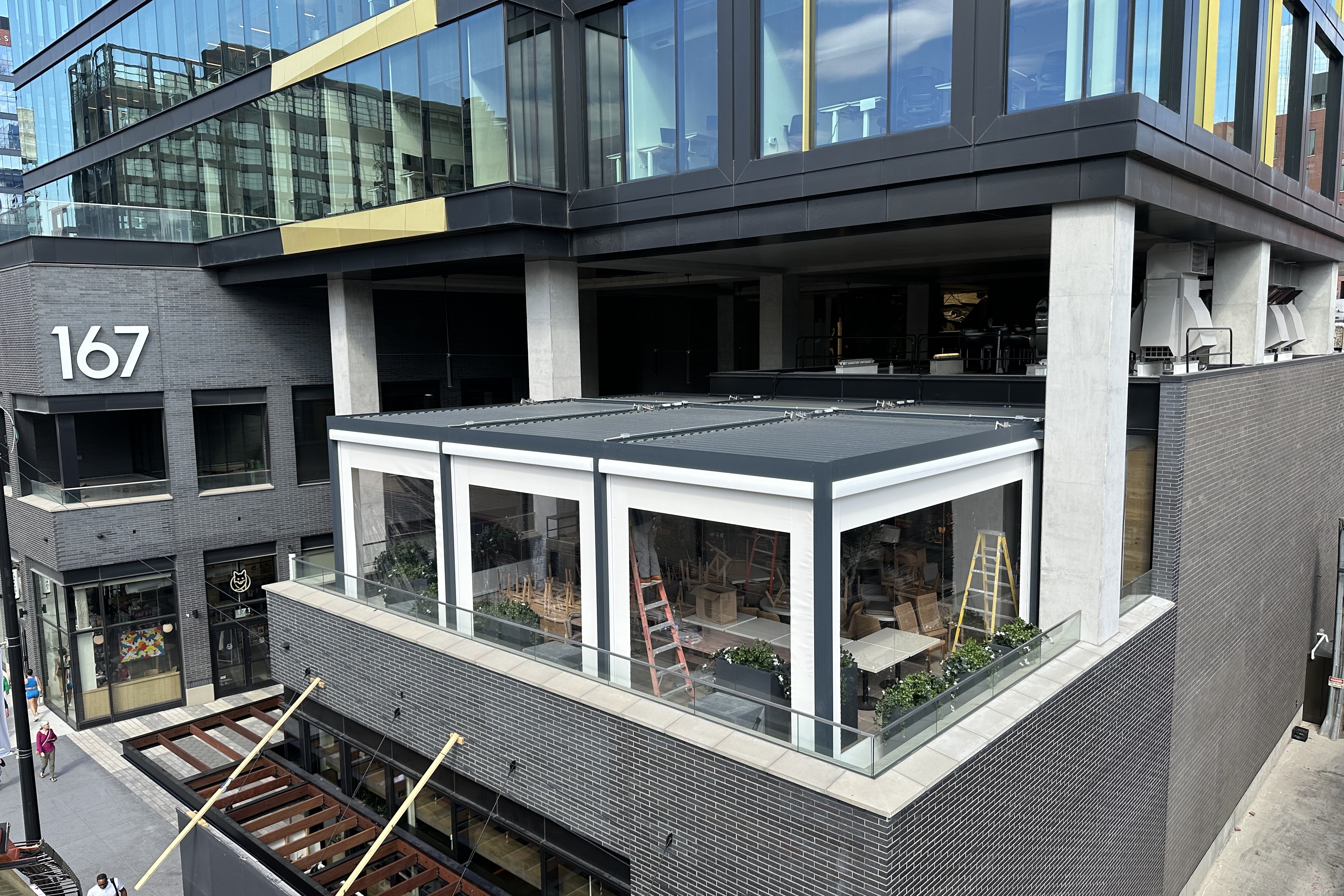 Louvered Roof